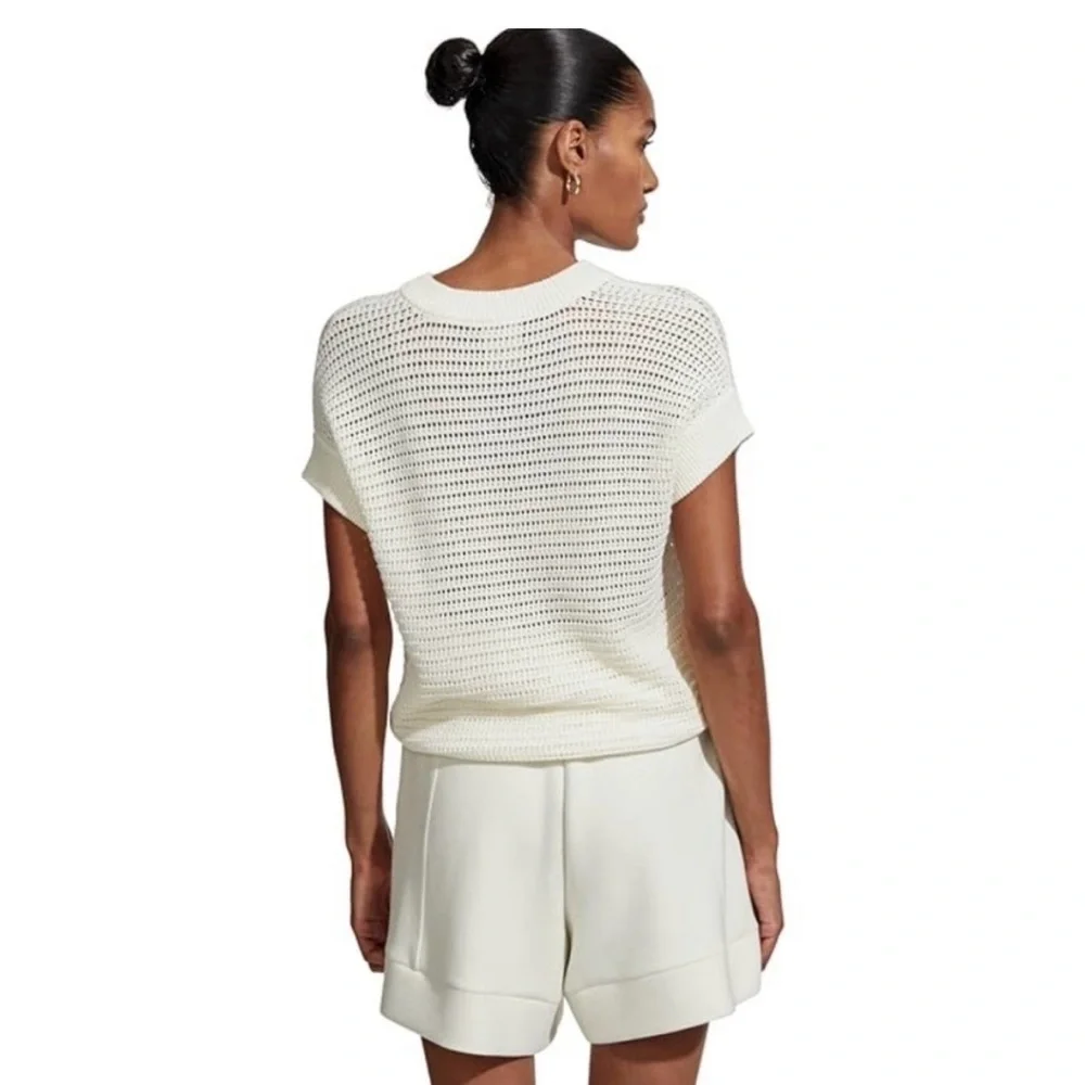 Varley Corvallis Cream Knit Sweater - Picture 3 of 8